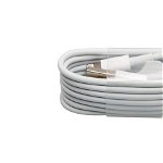 Cablu USB Lightning - pentru iPhone 7, 6S, SE, 5, 5S, iPad White,bonus (cadou) Cadou - Casti cu fir Tip Earpods, Internet Shop Express