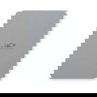 Lard Disk porabil Seagate LaCie Mobile Drive 4TB, USB-C, 2.5inch, Gray