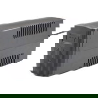 Ups gembird line interactive, 650va/ 390w, avr, 2 x socket schuko, indicatie status cu led, 1 baterie 12v/7ah, backup: pana la 20 min., incarcare: