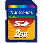 Card memorie Transcend Secure Digital SD 2GB, Transcend