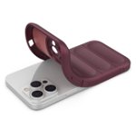 Carcasa Magic Shield compatibila cu iPhone 14 Pro Max Burgundy, OEM