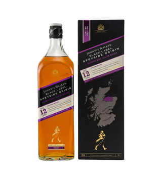 Johnnie Walker Black Label Speyside Origin 12 ani Blended Malt Scotch Whisky 1L, Johnnie Walker