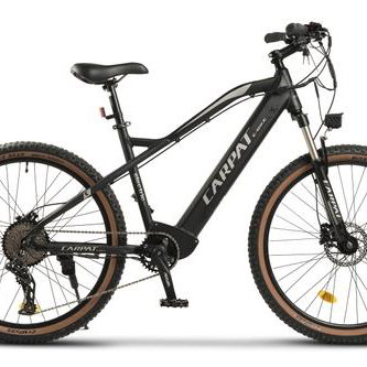Bicicleta Electrica MTB Hidraulica (E-Bike) Carpat C275H7E 27.5", Negru/Gri