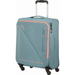 Troler AMERICAN TOURISTER Spinner Lite Volt, 55 cm, gri deschis