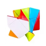 Cub Magic 3x3x3, FanXin Skewb Twisty, Multicolor, 487CUB, BV