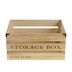 Cutie de depozitare din lemn 17 cm, 0