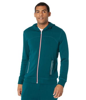 Imbracaminte Barbati Fourlaps Rush Full Zip Hoodie Deep Teal, Fourlaps