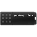 Memorie USB Goodram UME3, 64GB, USB 3.0, Negru, GoodRam