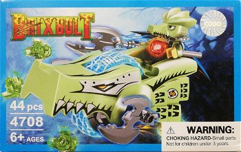 Brixbolt: Crocodile. Set lego luptatori galactici, 