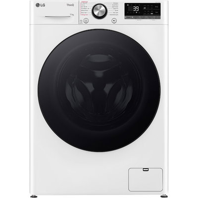 Masina de spalat rufe LG F4WR711S2W, 11 kg, 1400 rpm, Clasa A, Motor AI Direct Drive, WiFi, Smart Diagnosis, TurboWash, Alb