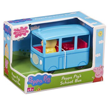 Set de joaca Peppa Pig, autobuzul scolar