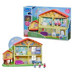 Casuta cu 3 figurine si accesorii Hasbro Peppa Pig Playtime to Bedtime, Hasbro