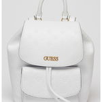 Guess, Rucsac cu model monograma Geva, Roz pastel