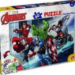 Lisciani LISCIANI MARVEL PUZZLE DF PLUS 60 AVENGERS., Lisciani