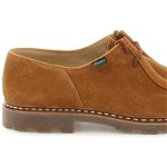 PARABOOT Leather Michael Derby Shoes VEL WHISKEY, PARABOOT