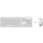 Kit Tastatura si Mouse HP 230 Wireless (Alb), HP
