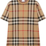 Burberry Burberry checkered jacquard cotton T-shirt ARCHIVE BEIGE IP CHK, Burberry