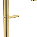 Baterie lavoar Hansgrohe Axor ONE Select 260 pentru lavoar tip bol ventil push-open gold optic lustruit, Hansgrohe Axor