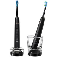 Philips Set 2 periute de dinti electrice sonice62000 miscari/minut, 4 moduri de curatare, 3 nivele intensitate, senzor presiune, functia BrushSync, 2 baze de incarcare, 2 capete de periere, aplicatie Sonicare, Negru Philips Set 2 periute de dinti electrice sonice62000 miscari/minut, 4 moduri de curatare, 3 nivele intensitate, senzor presiune, functia BrushSync, 2 baze de incarcare, 2 capete de periere, aplicatie Sonicare, Negru