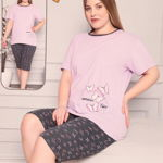 Pijama mov cu Summer Girl- cod 42524, 