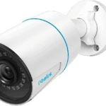 Camera supraveghere IP exterior Reolink P320, 5 MP, IR 30 m, 4 mm, slot card, detectie oameni/vehicule, microfon, PoE