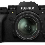 Kit Aparat Foto Mirrorless Fujifilm X-T4, 26.1 MP, 4K + Obiectiv XF 18-55 mm F2.8-4 (Negru)