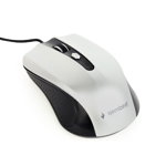 Mouse MUS-4B-01-GB Gembird optical mouse MUS-4B-01-GB, 1200 DPI, USB, Black/spacegray, Gembird