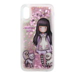 Husa iPhone X/XS cu glitter Gorjuss Tall Tails