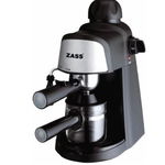 Espressor manual Zass ZEM 05, 800 W, 3.5 Bar, Dispozitiv Manual Spumare, Negru