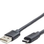 Cablu date USB -la mufa tip C , 1.8m,CCP-USB2-AMCM-6, negru, max 3A, 36W, Gembird