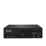 Calculator Barebone PC Shuttle Barebone XPC slim DH610, Fara procesor, LGA 1700, fara RAM, fara stocare, Fara unitate optica, Sursa 120 W, Fara sistem de operare (Negru), Shuttle
