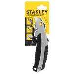 Cutter Stanley 0-10-788 cu schimbare rapida a lamei 180mm + 3 lame, Stanley