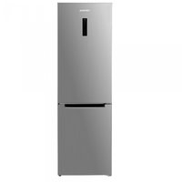 Combina Frigorifica Albatros CNFX49, 347l, Full No Frost, Afisaj electronic LCD, Clasa energetica F, 3 Sertare congelator, H 195 cm, Inox