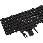 Tastatura Dell Latitude 7480 iluminata layout UK fara rama enter mare DUAL POINTING, Dell