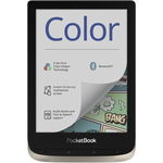 E-Book Reader PocketBook Color, Ecran E Ink Kaleido 6", Procesor 1GHz, 16GB, 1GB RAM, Bluetooth, Wi-Fi, Argintiu