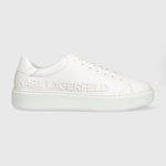 Karl Lagerfeld sneakers din piele MAXI KUP culoarea alb KL52225, Karl Lagerfeld