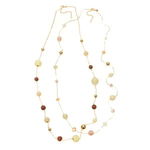 Colier ALDO bej, Paeria101, din metal