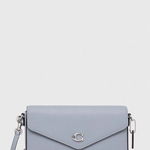 Coach poseta de piele culoarea bordo, Coach