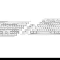 Kit wireless tastatura si mouse Logitech MK295 Silent US int. layout White 920-009824