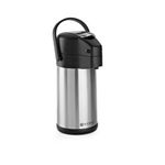 Termos cu pompa, 3 lt, 17.1x(H) 37.3 cm, pereti dubli inox, Hendi, HENDI