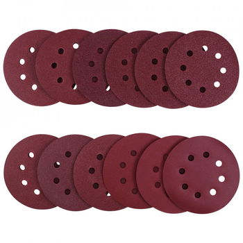 Set de 100 discuri de slefuit Elephant, rosu inchis, 12,5 cm