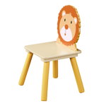 Set masuta cu 2 scaunele din lemn Ginger Home Animals, Ginger Home