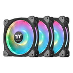 Ventilator Thermaltake Riing Duo 12 RGB Radiator Fan TT Premium Edition set 3 ventilatoare cu iluminare RGB