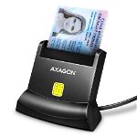 Cititor Carduri CRE-SM4N Smart Card StandReader USB-A Negru, AXAGON