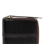 Genti Femei HOBO Zippy Leather Wallet Black