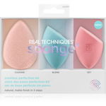 Real Techniques Sponge+ Poreless Perfection set cadou(pentru pielea cu imperfectiuni), Real Techniques