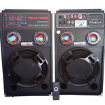 Boxe Audio Cu Statie Profesionale , Karaoke , Bt, Usb / Aux In , 300 W, Usb, Joc Lumini - Beculete., Geepas