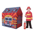 Cort pentru copii, 95 x 72 x 102 cm, model statia de pompieri, General
