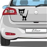 Sticker auto Pisica neagra 2, Sticky Art
