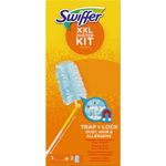 Pamatuf pentru curatarea prafului SWIFFER Duster XXL Kit Trap & Lock, 1 maner lung + 2 rezerve